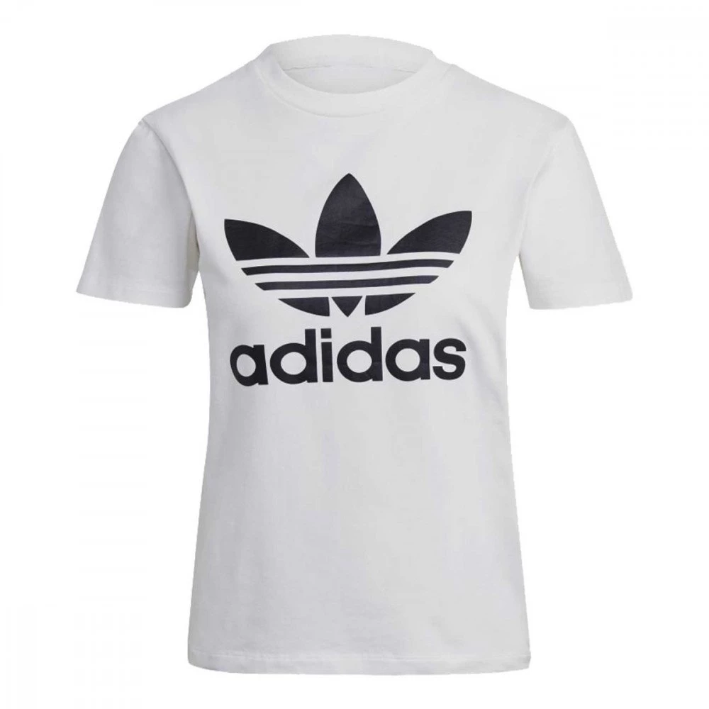 ADIDAS ORIGINALS T-SHIRT TREFOIL DONNA Bianco 3 ADIDAS ORIGINALS T-SHIRT TREFOIL DONNA Bianco