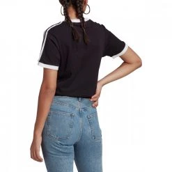 ADIDAS ORIGINALS T-SHIRT 3 STRIPES DONNA -Offerta Economica Novità adidas originals gn2900 t shirt 3 stripes donna sport style donna 041997401 blk 3
