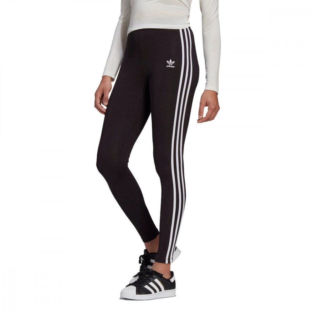 ADIDAS ORIGINALS LEGGINGS 3-STRIPES DONNA Nero 4 ADIDAS ORIGINALS LEGGINGS 3-STRIPES DONNA Nero - immagine 2