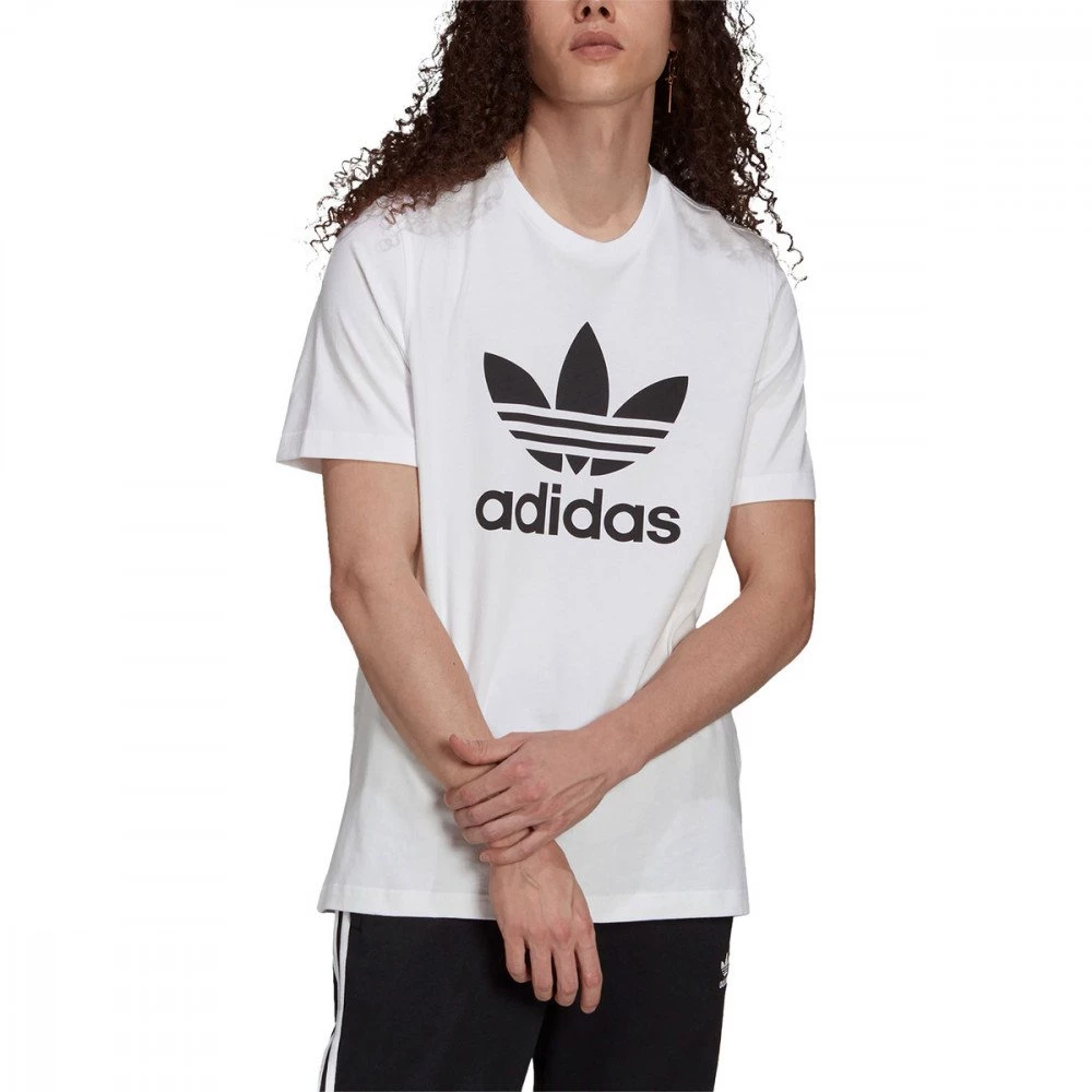 ADIDAS ORIGINALS T-SHIRT TREFOIL Bianco 4 ADIDAS ORIGINALS T-SHIRT TREFOIL Bianco - immagine 2