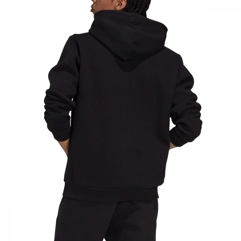 ADIDAS ORIGINALS FELPA CON CAPPUCCIO MINI LOGO Nero - immagine 3