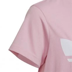 ADIDAS ORIGINALS T-SHIRT TREFOIL BAMBINA Rosa -Offerta Economica Novità adidas originals hc9585 t shirt trefoil bambina abbigliamento bambino 044263201 pink 3