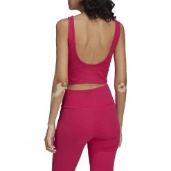 ADIDAS ORIGINALS CANOTTA CROP COSTINE DONNA Fucsia -Offerta Economica Novità adidas originals hg6164 canotta crop costine donna sport style donna 044372401 pink 4