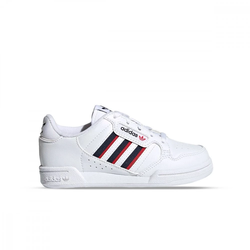ADIDAS ORIGINALS CONTINENTAL 80 STRIPES BAMBINO Bianco 3 ADIDAS ORIGINALS CONTINENTAL 80 STRIPES BAMBINO Bianco