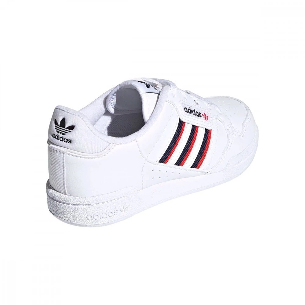 ADIDAS ORIGINALS CONTINENTAL 80 STRIPES BAMBINO Bianco 6 ADIDAS ORIGINALS CONTINENTAL 80 STRIPES BAMBINO Bianco - immagine 4