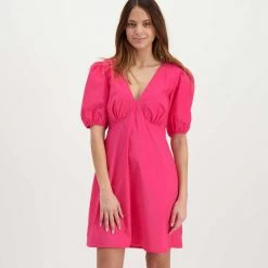 AKEP ABITO IN POPLINE DONNA -Offerta Economica Novità akep ke11126 abito in popline donna casual donna 044966801 fuxia 3