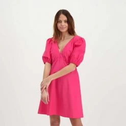 AKEP ABITO IN POPLINE DONNA -Offerta Economica Novità akep ke11126 abito in popline donna casual donna 044966801 fuxia 5