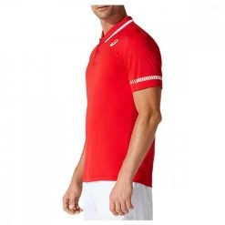 ASICS POLO COURT Rosso -Offerta Economica Novità asics 2041a138 polo court abbigliamento tennis uomo 042107001 601 4