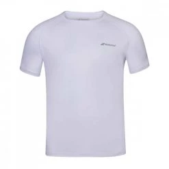 BABOLAT T-SHIRT PLAY CREW NECK Bianco