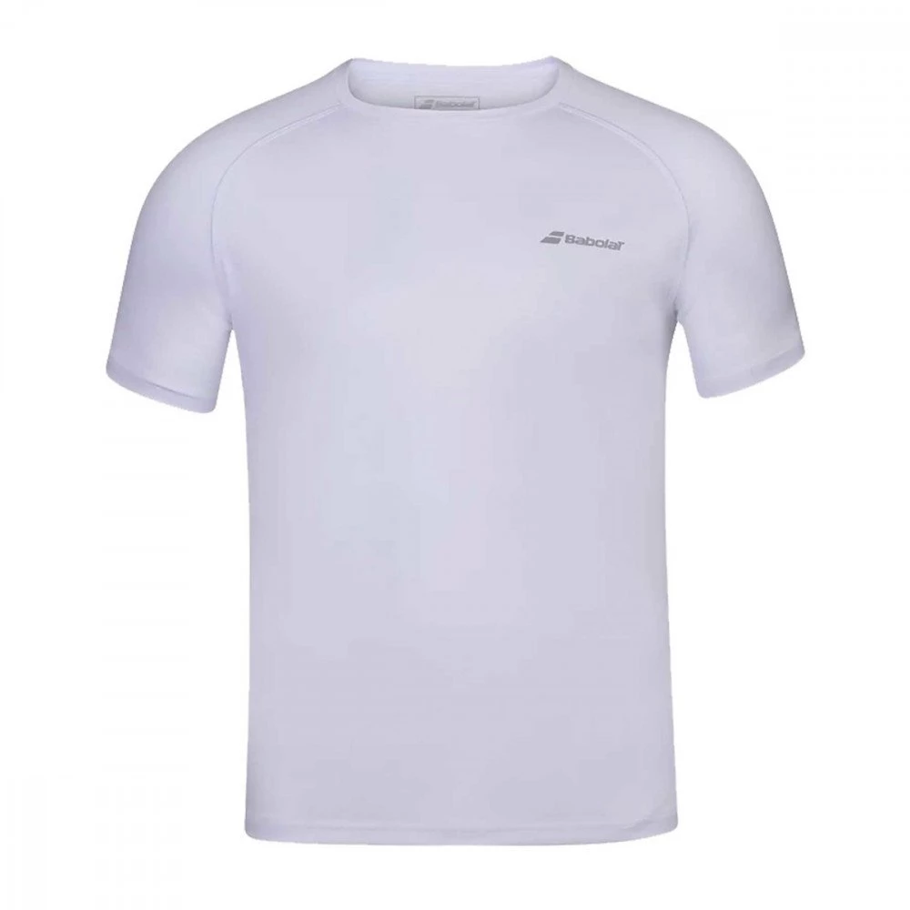 BABOLAT T-SHIRT PLAY CREW NECK Bianco 3 BABOLAT T-SHIRT PLAY CREW NECK Bianco