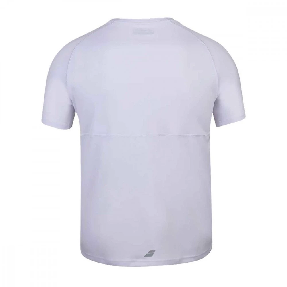 BABOLAT T-SHIRT PLAY CREW NECK Bianco 4 BABOLAT T-SHIRT PLAY CREW NECK Bianco - immagine 2