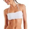 BANANA MOON REGGISENO FASCIA IN PIZZO DONNA Bianco