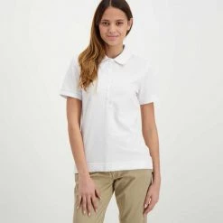 BARBOUR POLO DETTAGLIO CHECK PORTSDOW DONNA Bianco -Offerta Economica Novità barbour lml0634 polo dettaglio check portsdow donna casual donna 044618501 wh31 3