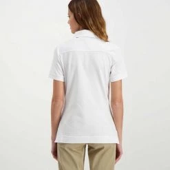 BARBOUR POLO DETTAGLIO CHECK PORTSDOW DONNA Bianco -Offerta Economica Novità barbour lml0634 polo dettaglio check portsdow donna casual donna 044618501 wh31 4