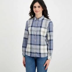 BARBOUR CAMICIA IN POPLINE BREDON DONNA Blu 10 BARBOUR CAMICIA IN POPLINE BREDON DONNA Blu -Offerta Economica Novità barbour lsh1353 camicia in popline bredon donna casual donna 044619001 bl39 3
