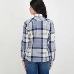 BARBOUR CAMICIA IN POPLINE BREDON DONNA Blu 11 BARBOUR CAMICIA IN POPLINE BREDON DONNA Blu -Offerta Economica Novità barbour lsh1353 camicia in popline bredon donna casual donna 044619001 bl39 4