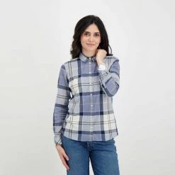 BARBOUR CAMICIA IN POPLINE BREDON DONNA Blu 12 BARBOUR CAMICIA IN POPLINE BREDON DONNA Blu -Offerta Economica Novità barbour lsh1353 camicia in popline bredon donna casual donna 044619001 bl39 5