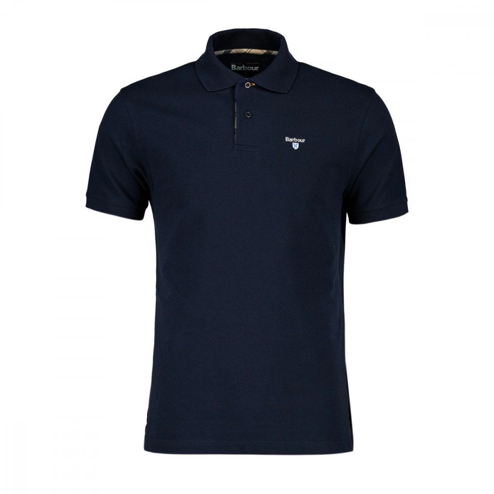 BARBOUR POLO TARTAN PIQUET Blu 3 BARBOUR POLO TARTAN PIQUET Blu