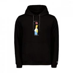BILLABONG FELPA CON CAPPUCCIO SIMPSONS DONUT Nero