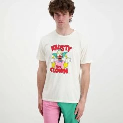 BILLABONG T-SHIRT SIMPSONS KRUSTY WW Bianco -Offerta Economica Novità billabong c1ss83bip2 t shirt simpsons krusty ww street style uomo 044693901 11 3