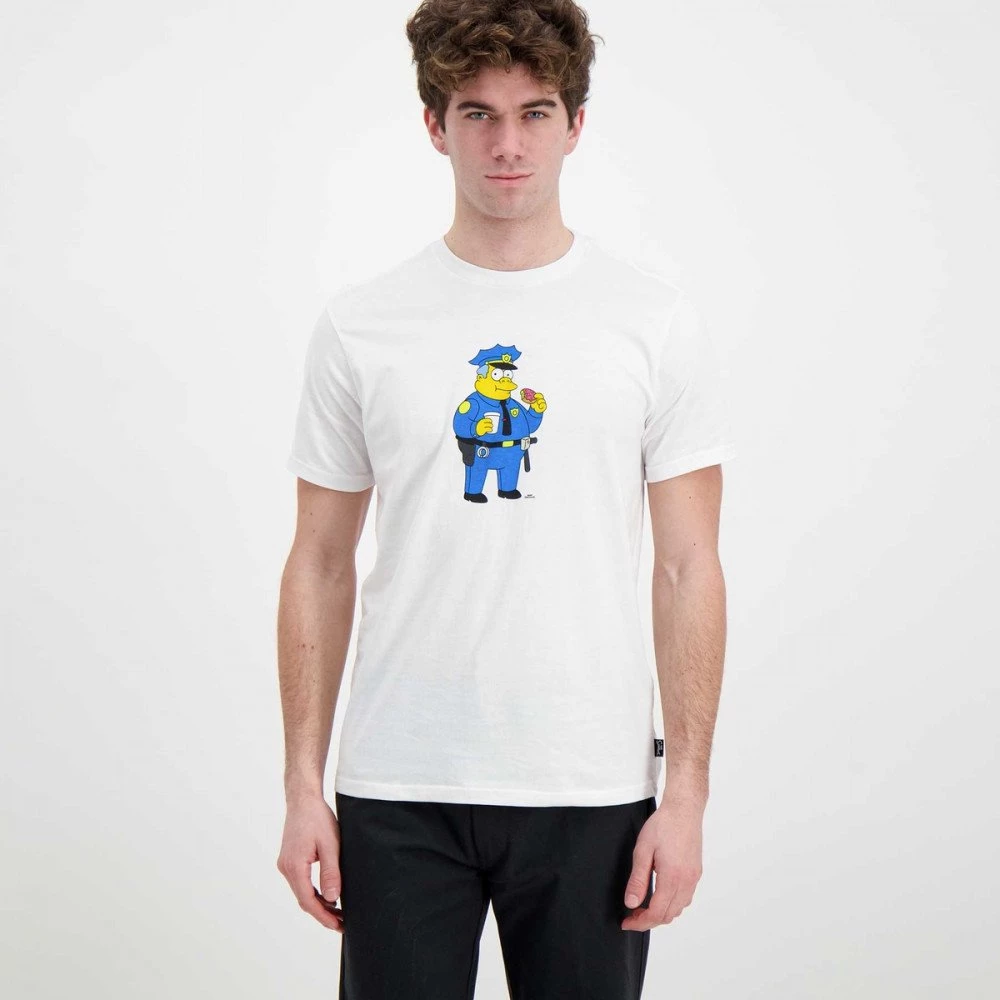 BILLABONG T-SHIRT WIGGUM DONUT Bianco 5 BILLABONG T-SHIRT WIGGUM DONUT Bianco - immagine 3
