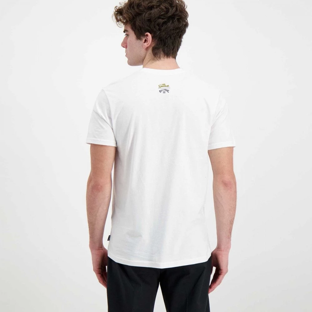 BILLABONG T-SHIRT WIGGUM DONUT Bianco 6 BILLABONG T-SHIRT WIGGUM DONUT Bianco - immagine 4