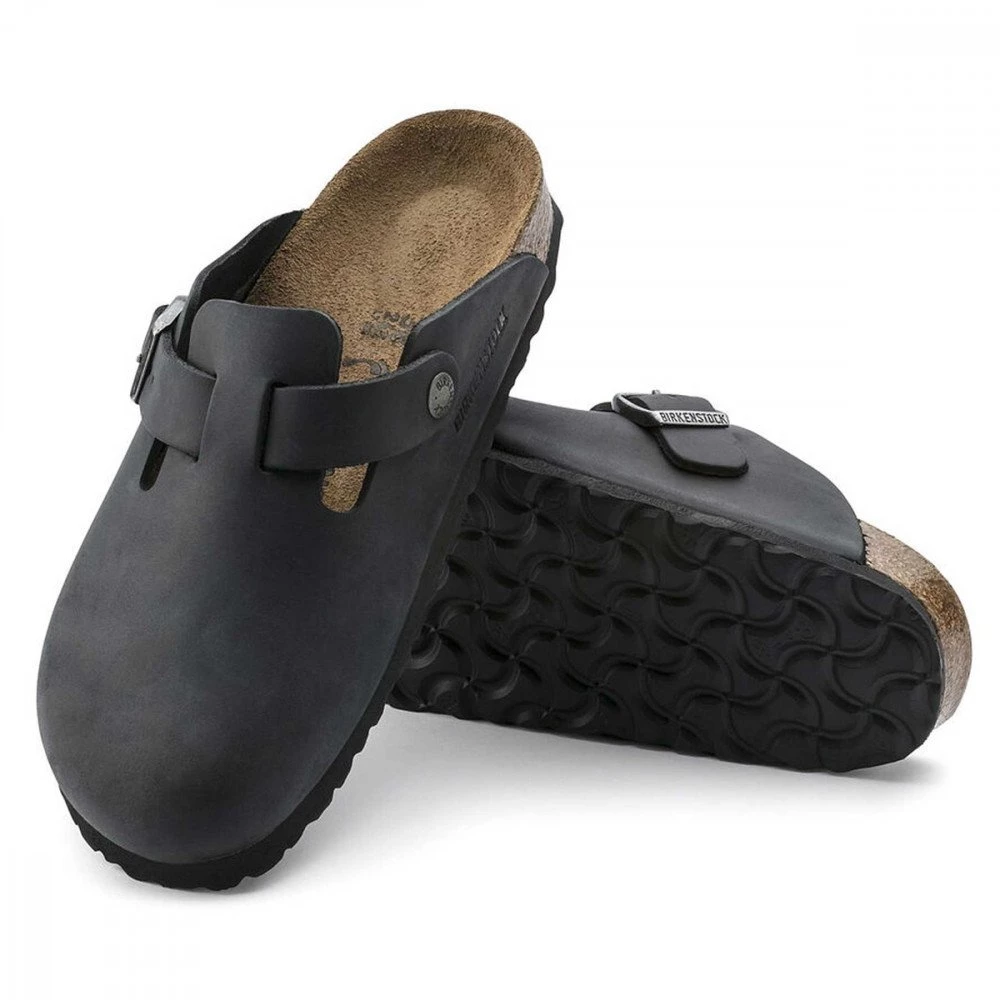 BIRKENSTOCK BOSTON BLACK 4 BIRKENSTOCK BOSTON BLACK - immagine 2