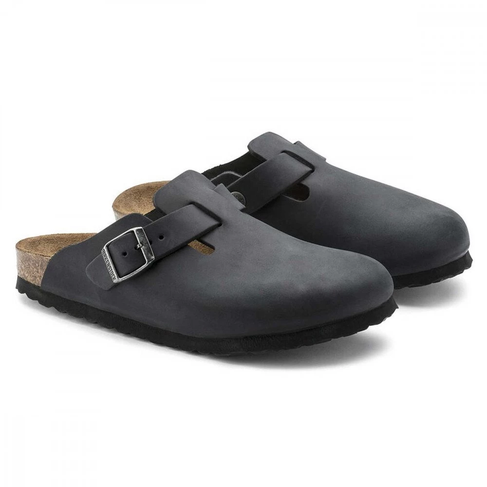 BIRKENSTOCK BOSTON BLACK 6 BIRKENSTOCK BOSTON BLACK - immagine 4