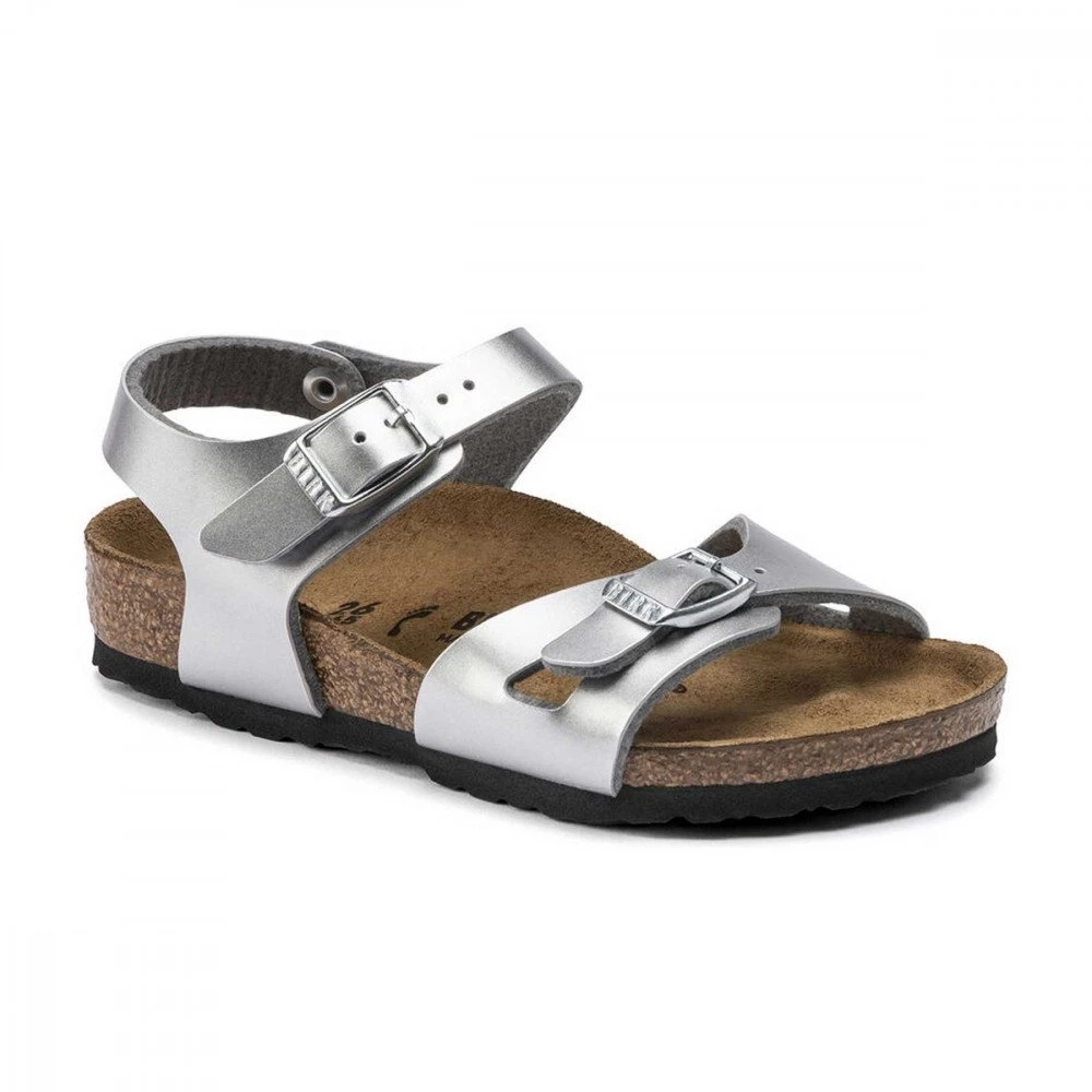 BIRKENSTOCK RIO SILVER METALLIC BAMBINA 36 39 3 BIRKENSTOCK RIO SILVER METALLIC BAMBINA 36 39