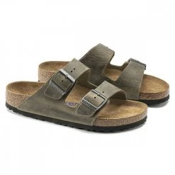 BIRKENSTOCK ARIZONA KAKHI OILED LEATHER SFB -Offerta Economica Novità birkenstock 1019377 arizona kakhi oiled leather sfb tutti sandali uomo 044802901 kakh 4
