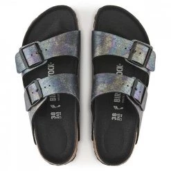 BIRKENSTOCK ARIZONA BLACK IRIDESCENT DONNA -Offerta Economica Novità birkenstock 1021251 arizona black iridescent donna tutti sandali donna 044803101 blri 3