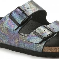 BIRKENSTOCK ARIZONA BLACK IRIDESCENT DONNA -Offerta Economica Novità birkenstock 1021251 arizona black iridescent donna tutti sandali donna 044803101 blri 6