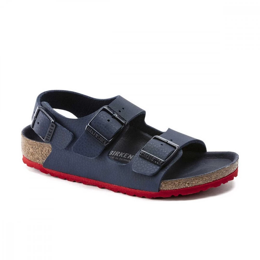 BIRKENSTOCK MILANO BLUE RED BAMBINO 24 35 3 BIRKENSTOCK MILANO BLUE RED BAMBINO 24 35
