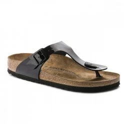 BIRKENSTOCK GIZEH BLACK PATENT DONNA