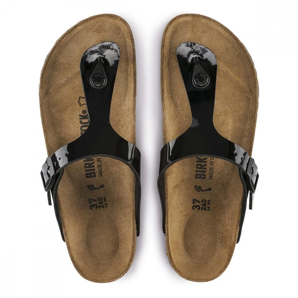 BIRKENSTOCK GIZEH BLACK PATENT DONNA 5 BIRKENSTOCK GIZEH BLACK PATENT DONNA - immagine 3