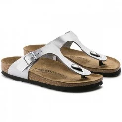 BIRKENSTOCK GIZEH SILVER DONNA -Offerta Economica Novità birkenstock 43851 gizeh silver donna tutti sandali donna 044804401 silv 4