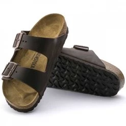 BIRKENSTOCK ARIZONA HABANA NERO -Offerta Economica Novità birkenstock 552113 arizona habana pelle tutti sandali uomo 042591901 blk 2