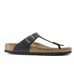 BIRKENSTOCK GIZEH BLACK OILED LEATHER -Offerta Economica Novità birkenstock 845251 gizeh black oiled leather tutti sandali uomo 044804601 blk 5