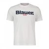 BLAUER T-SHIRT LOGO Bianco -Offerta Economica Novità blauer 22sbluh021374547 t shirt portalogo casual uomo 044622701 100 1