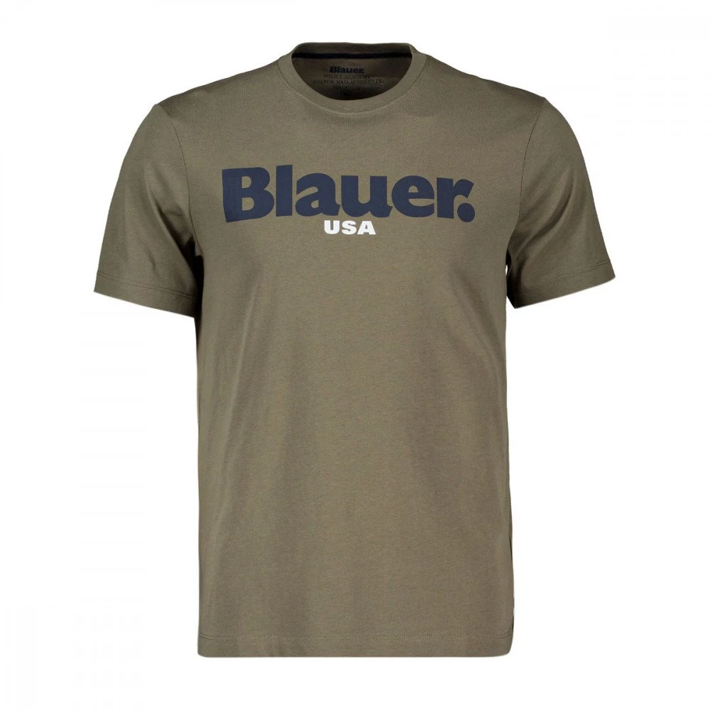 BLAUER T-SHIRT LOGO Verde 3 BLAUER T-SHIRT LOGO Verde