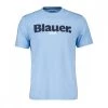 BLAUER T-SHIRT LOGO Azzurro -Offerta Economica Novità blauer 22sbluh021374547 t shirt portalogo casual uomo 044622901 786 1