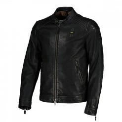 BLAUER BIKER IN PELLE Nero