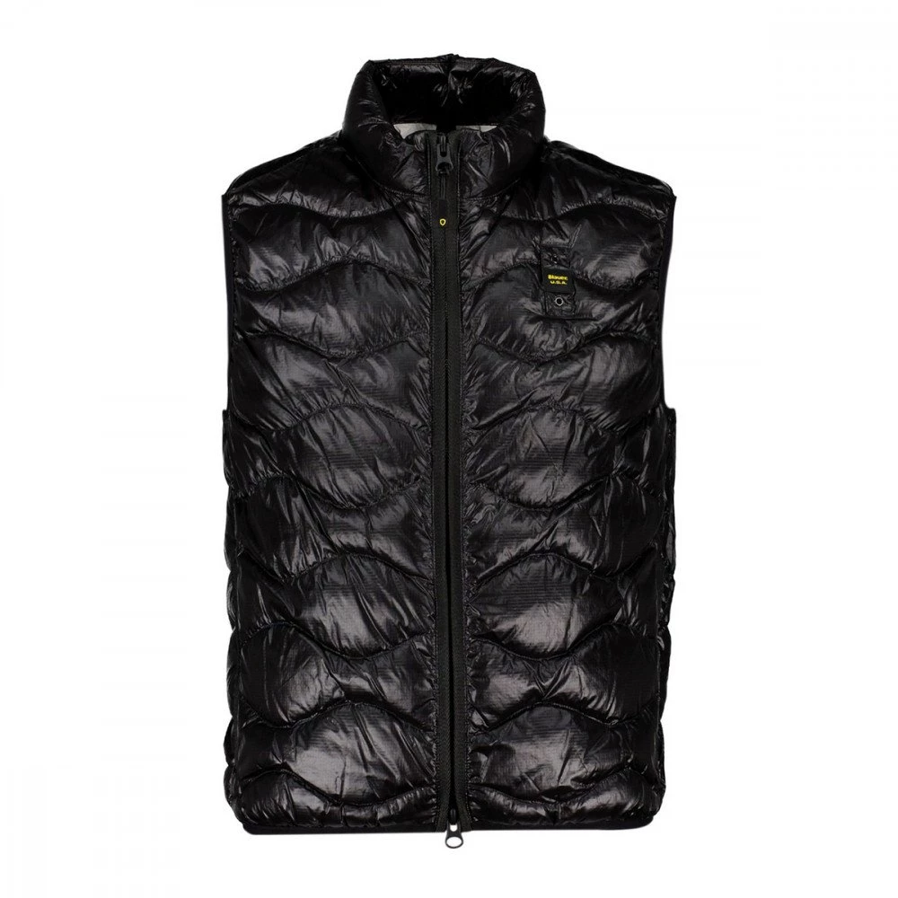 BLAUER PIUMNO SMANICATO CON IMPUNTURE ONDA 3 BLAUER PIUMNO SMANICATO CON IMPUNTURE ONDA