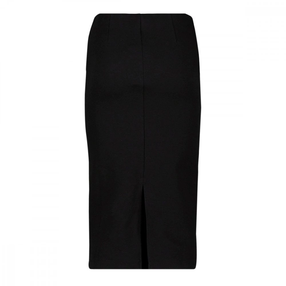 CALVIN KLEIN JEANS GONNA MIDI LOGO DONNA Nero 4 CALVIN KLEIN JEANS GONNA MIDI LOGO DONNA Nero - immagine 2