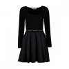 CALVIN KLEIN JEANS ABITO ELASTIC DRESS DONNA Nero