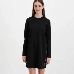 CALVIN KLEIN JEANS ABITO PUNTO MILANO LOGO REPEAT DONNA Nero -Offerta Economica Novità calvin klein jeans j20j217686 abito punto milano logo repeat donna casual donna 044968501 beh 3