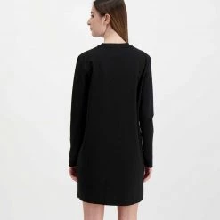 CALVIN KLEIN JEANS ABITO PUNTO MILANO LOGO REPEAT DONNA Nero -Offerta Economica Novità calvin klein jeans j20j217686 abito punto milano logo repeat donna casual donna 044968501 beh 4