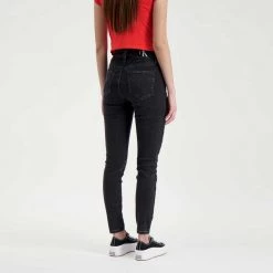 CALVIN KLEIN JEANS JEANS SUPER SKINNY DONNA Nero -Offerta Economica Novità calvin klein jeans j20j217874 jeans super skinny donna casual donna 044970201 1by 5