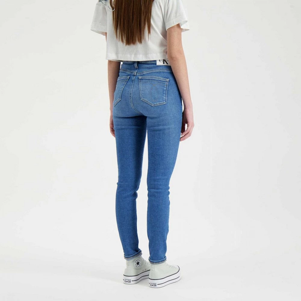 CALVIN KLEIN JEANS JEANS SKINNY DONNA Azzurro 7 CALVIN KLEIN JEANS JEANS SKINNY DONNA Azzurro - immagine 5