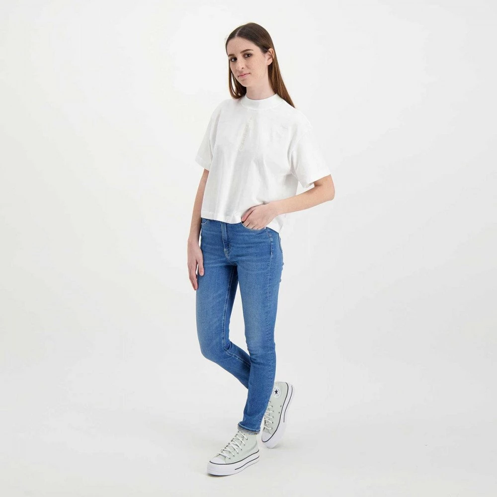 CALVIN KLEIN JEANS JEANS SKINNY DONNA Azzurro 8 CALVIN KLEIN JEANS JEANS SKINNY DONNA Azzurro - immagine 6
